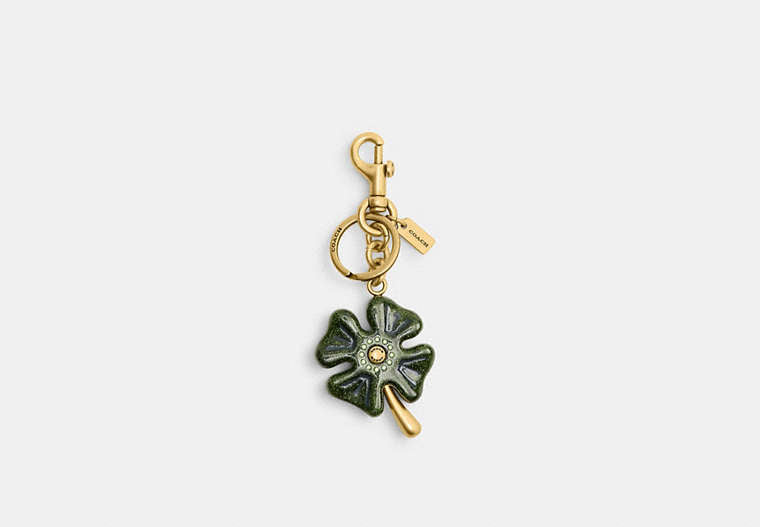 Four Leaf Clover Bag Charm