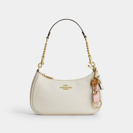 Trigger Snap Bag Charm In Signature Canvas With Heart Charm
