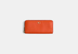 Restored Slim Accordion Zip Wallet