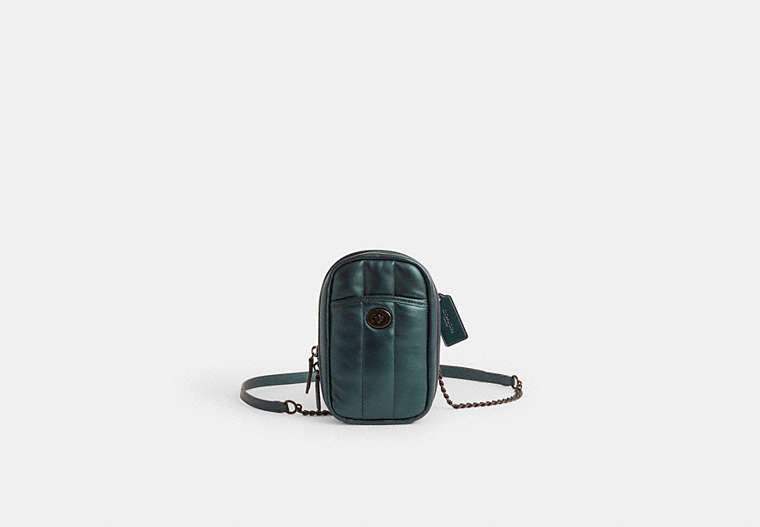 Restored Tall Camera Bag With Quilting