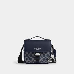 Racer Crossbody Bag In Signature Canvas With Charms