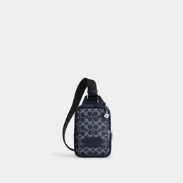 Racer Sling Pack In Signature Canvas With Charms