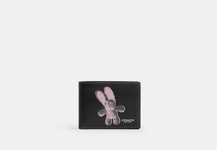 Slim Billfold Wallet With Floppy Graphic