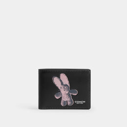 Slim Billfold Wallet With Floppy Graphic