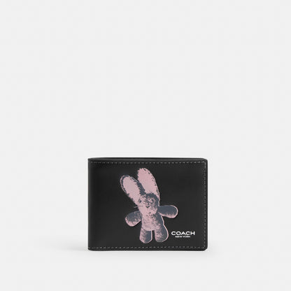 Slim Billfold Wallet With Floppy Graphic