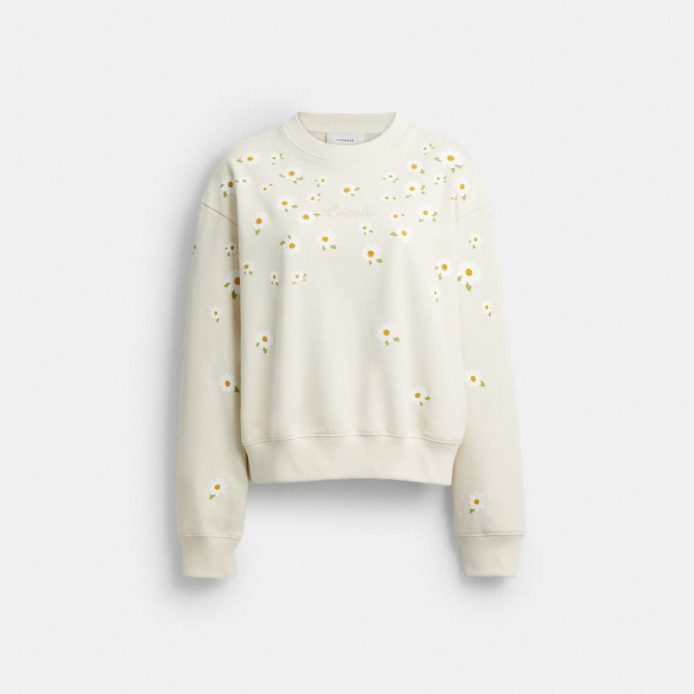Floral Crewneck Sweatshirt