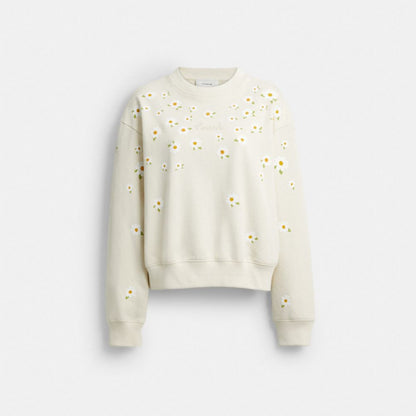 Floral Crewneck Sweatshirt