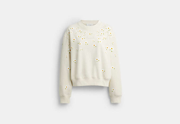 Floral Crewneck Sweatshirt