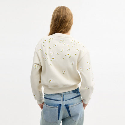 Floral Crewneck Sweatshirt