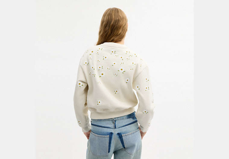Floral Crewneck Sweatshirt