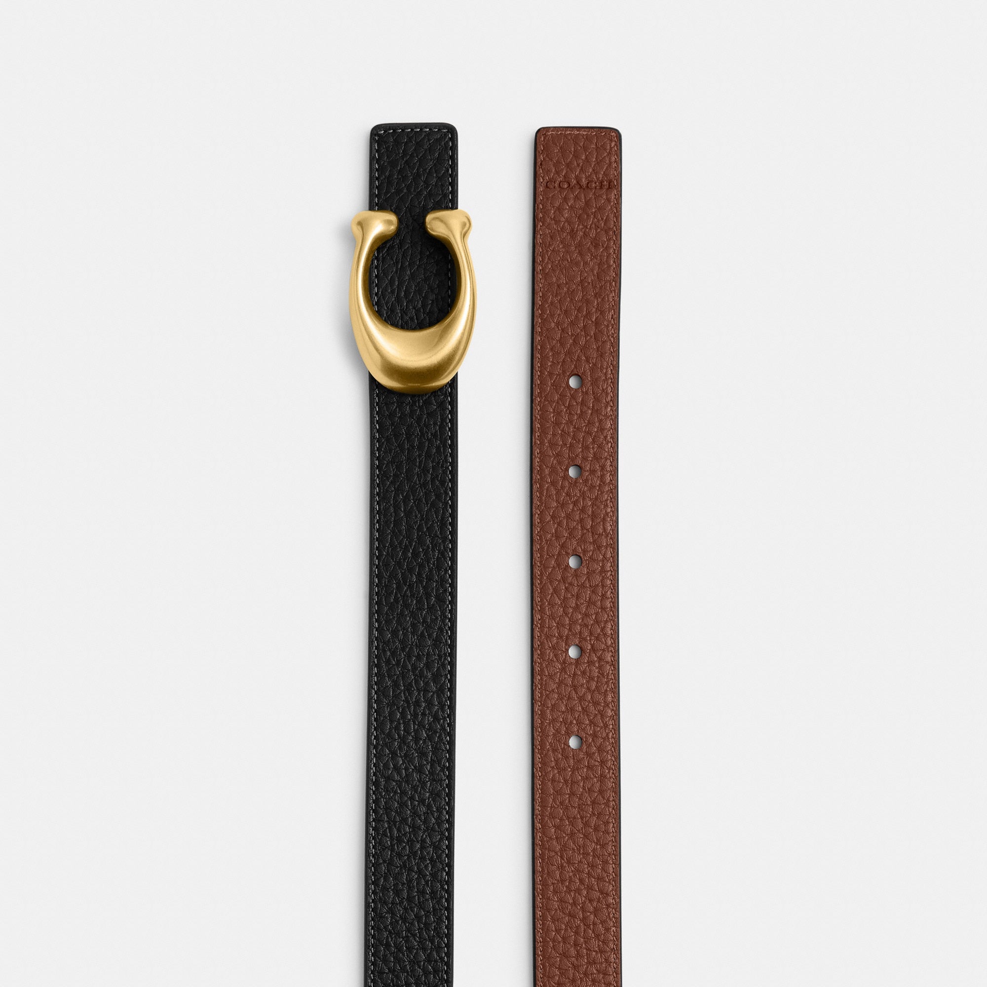 Sculpted C Buckle Reversible Belt, 25 Mm