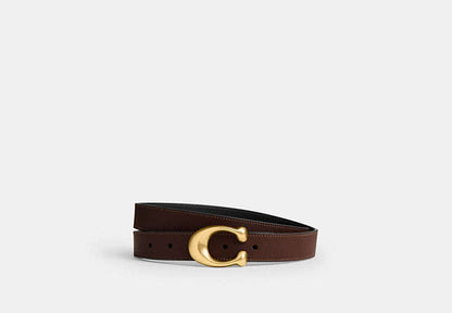 Sculpted C Buckle Reversible Belt, 25 Mm