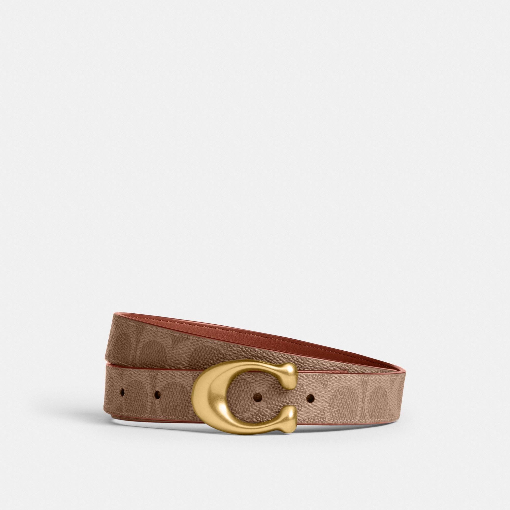 Sculpted C Buckle Reversible Belt, 25 Mm