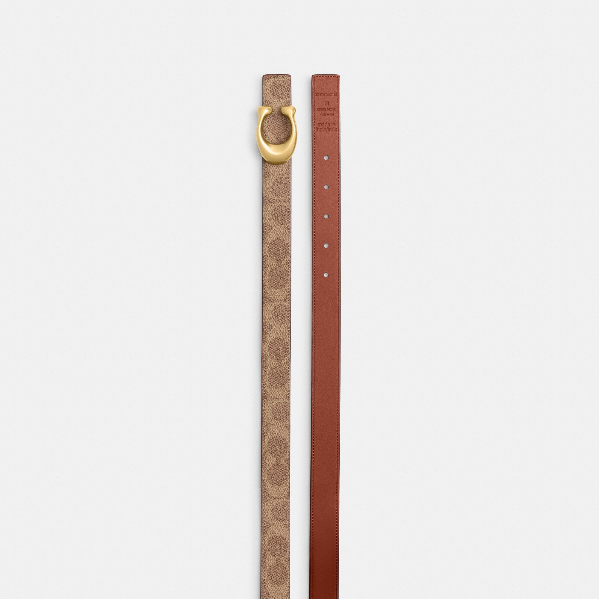 Sculpted C Buckle Reversible Belt, 25 Mm