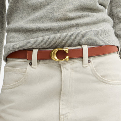 Sculpted C Buckle Reversible Belt, 25 Mm