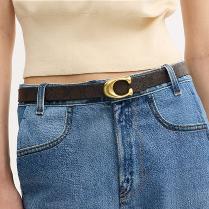 Sculpted C Buckle Reversible Belt, 25 Mm