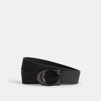 Sculpted C Buckle Reversible Belt, 38 Mm