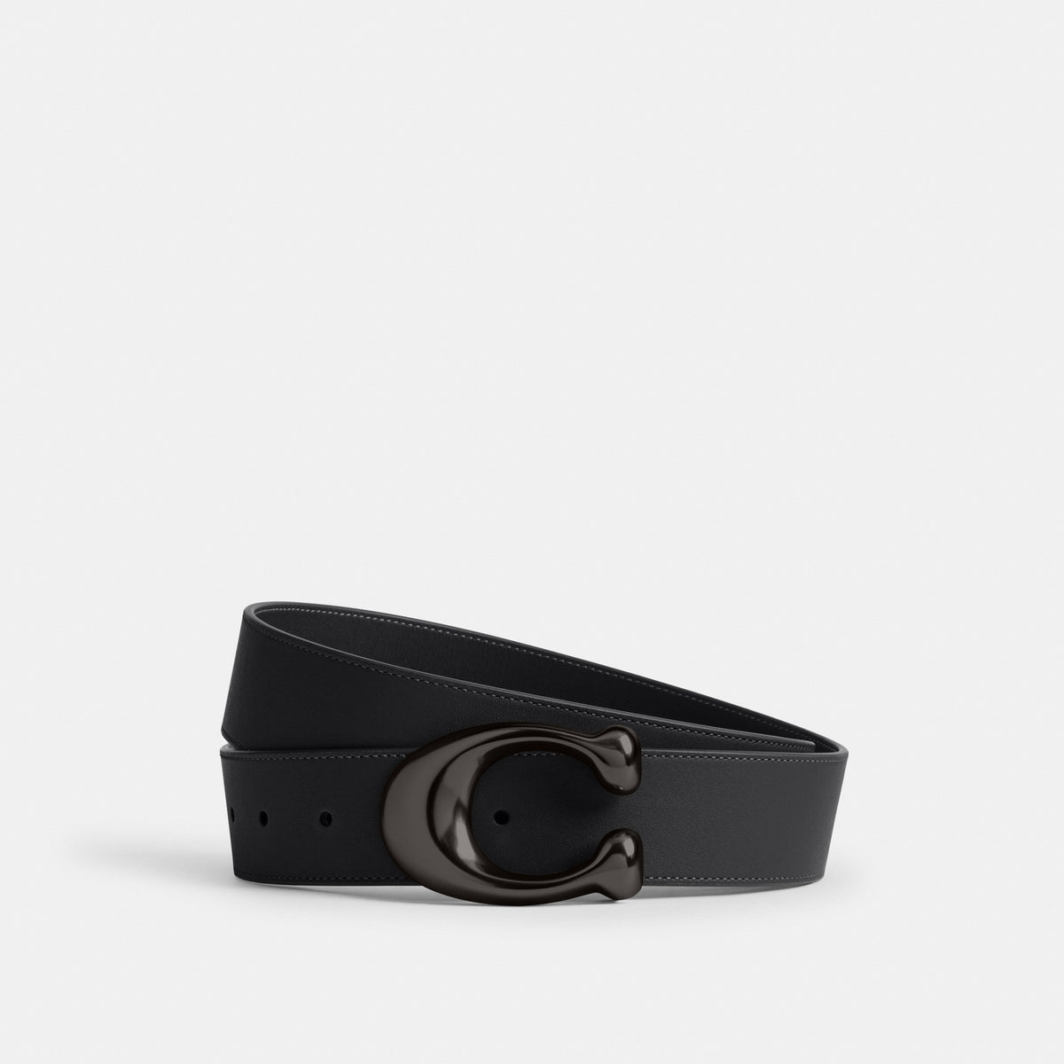 Sculpted C Buckle Reversible Belt, 38 Mm
