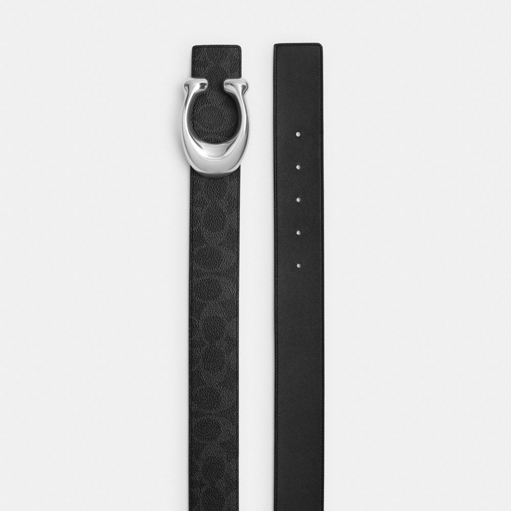 Sculpted C Buckle Reversible Belt, 38 Mm