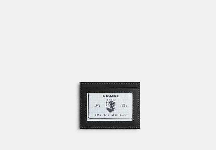 Slim Id Card Case In Loved Signature Denim