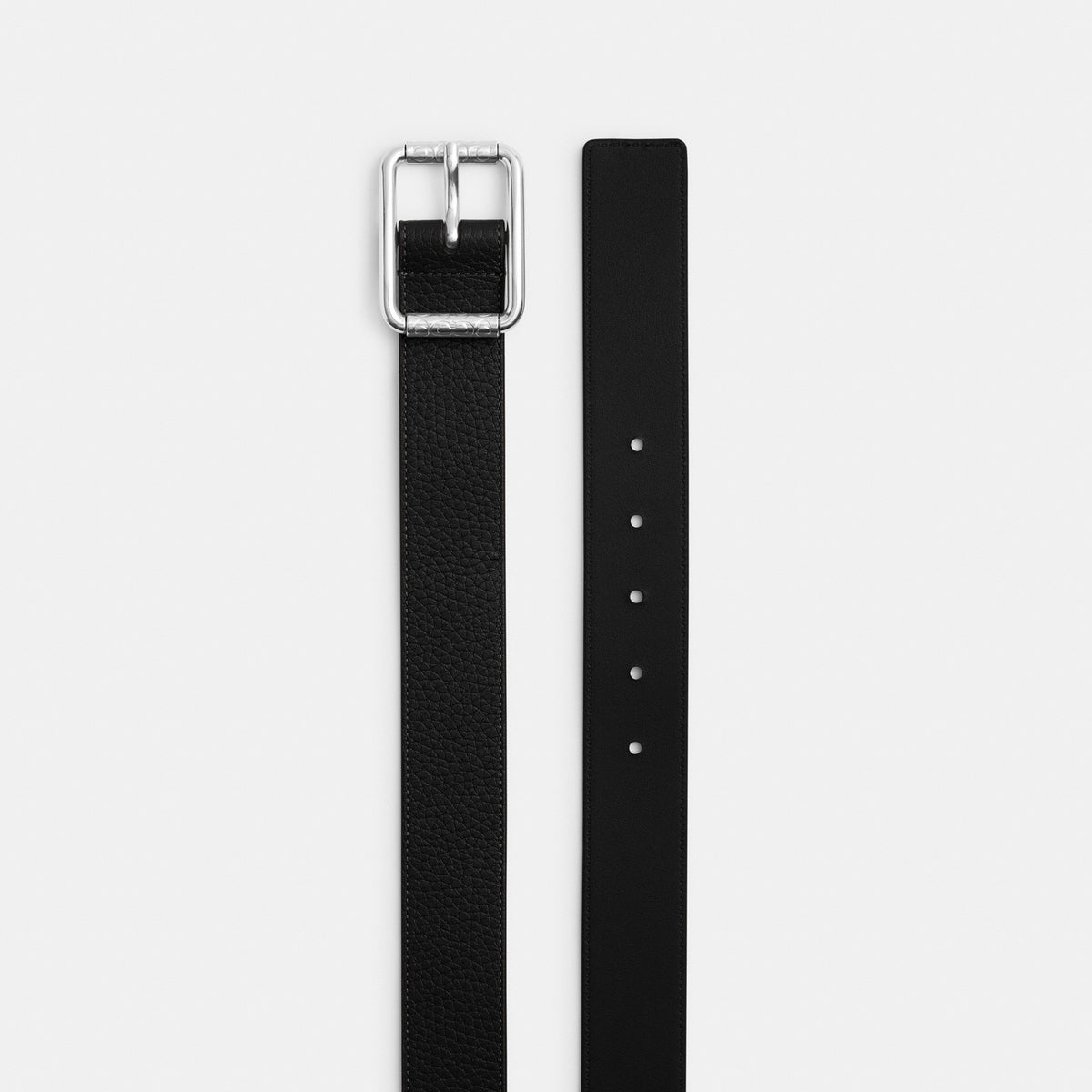 Double Roller Buckle Belt, 35 Mm