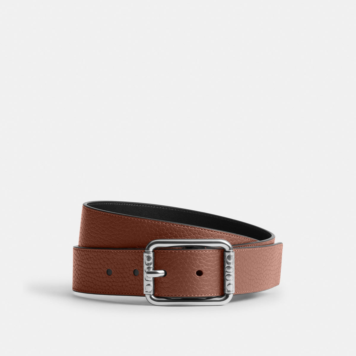 Double Roller Buckle Belt, 35 Mm