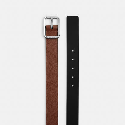 Double Roller Buckle Belt, 35 Mm