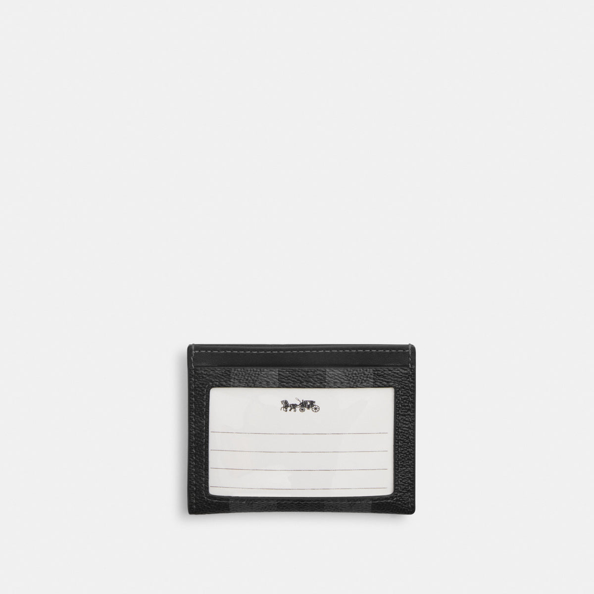 Slim Id Card Case In Signature Camo Print