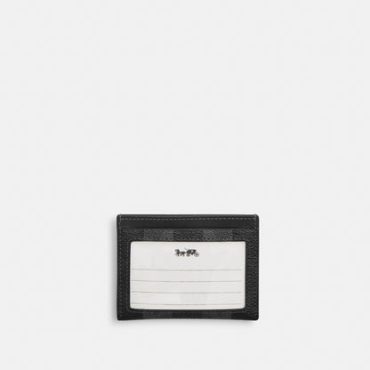Slim Id Card Case In Signature Camo Print