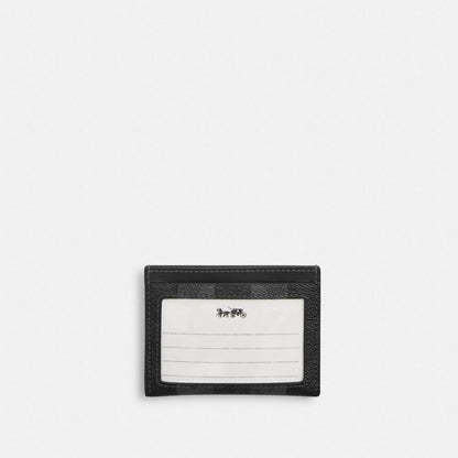 Slim Id Card Case In Signature Camo Print