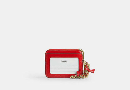 Zip Card Case With Bows