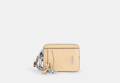 Zip Card Case With Bows
