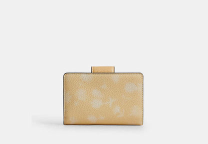 Medium Corner Zip Wallet With Floral Print