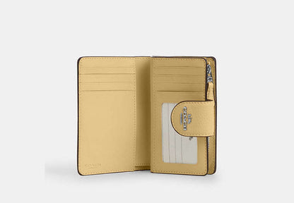Medium Corner Zip Wallet With Floral Print