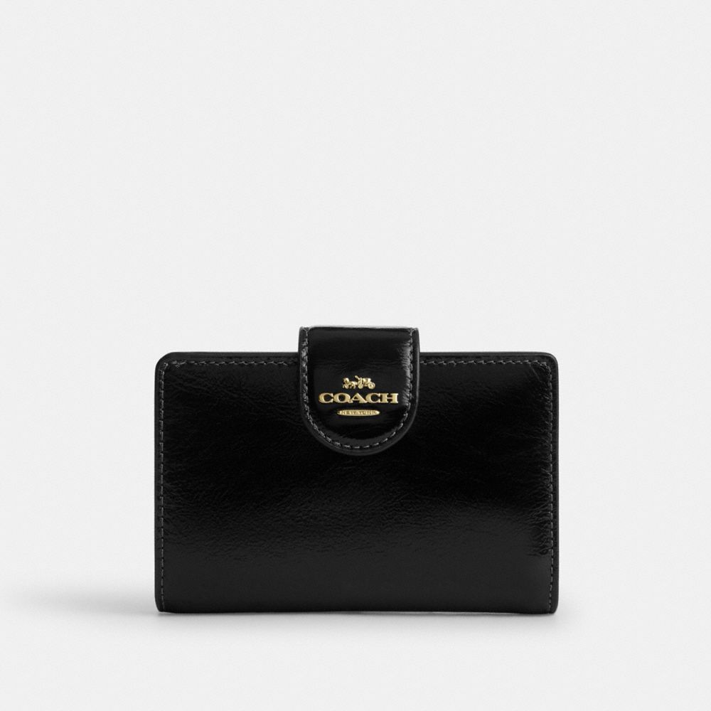 Medium Corner Zip Wallet In Loved Leather
