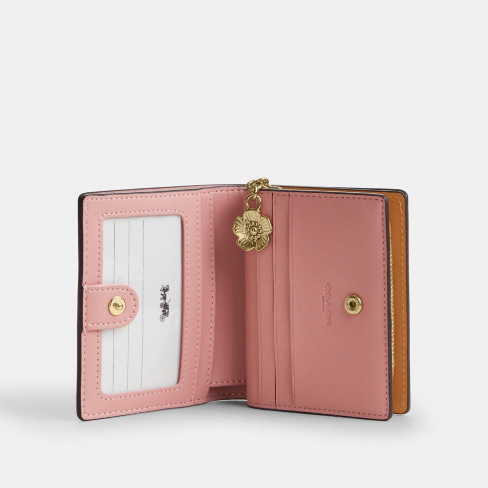 Snap Wallet With Cherry Print