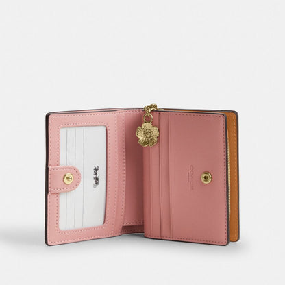 Snap Wallet With Cherry Print