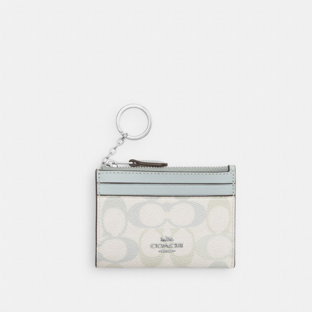 Mini Skinny Id Case In Signature Canvas