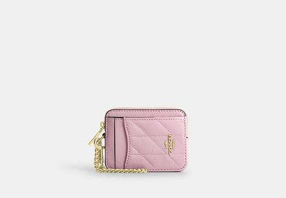 Zip Card Case With Quilting