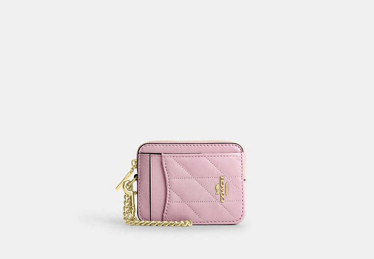 Zip Card Case With Quilting