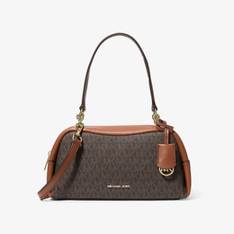 Cecily Small Signature Logo Shoulder Bag