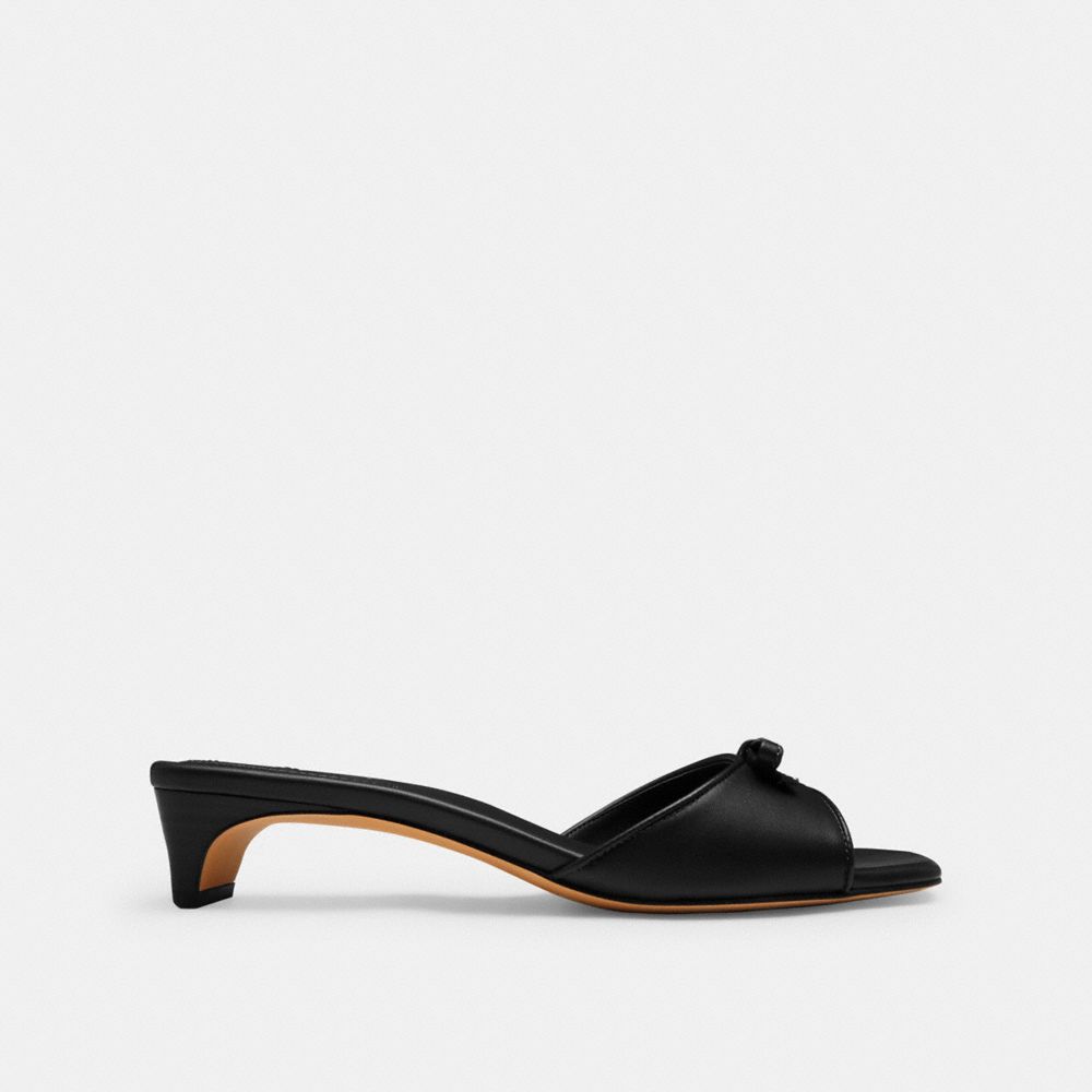 Bow Kitten Heel Sandal