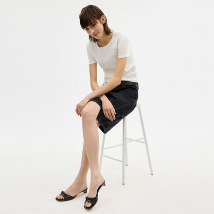 Bow Kitten Heel Sandal