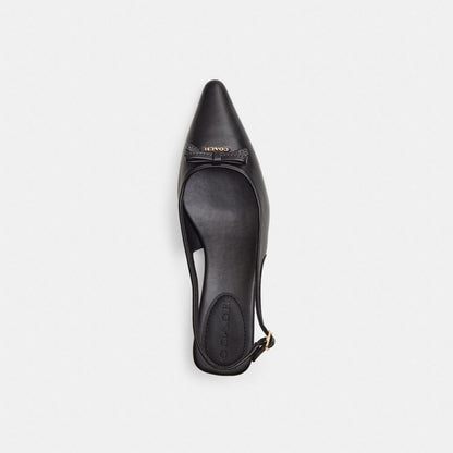 Bow Slingback Heel In Signature Jacquard