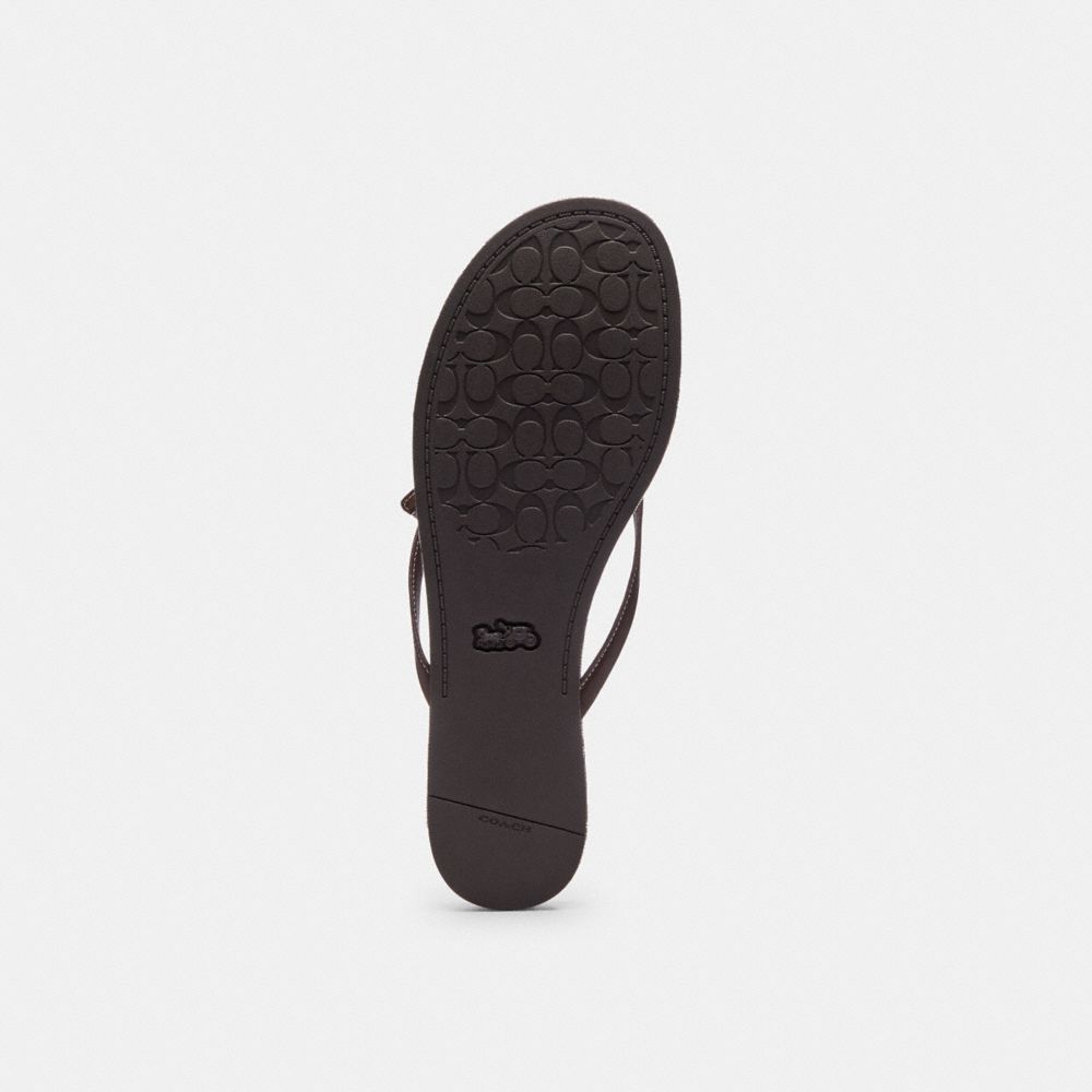 Bow Flip Flop In Signature Jacquard