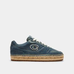 Soho Espadrille Sneaker In Loved Denim
