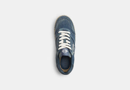 Soho Espadrille Sneaker In Loved Denim