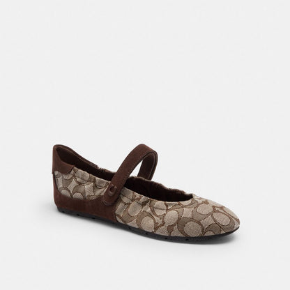 Mary Jane Sneaker In Signature Jacquard