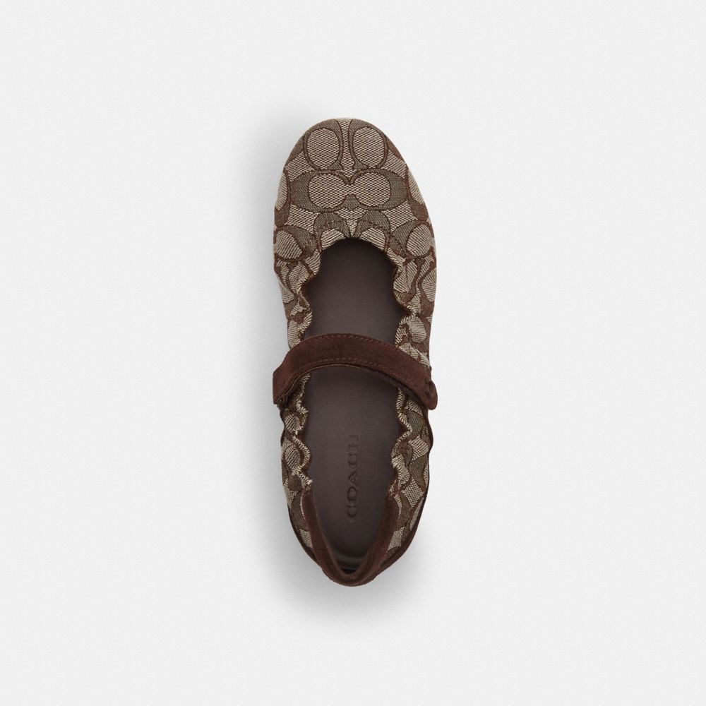 Mary Jane Sneaker In Signature Jacquard