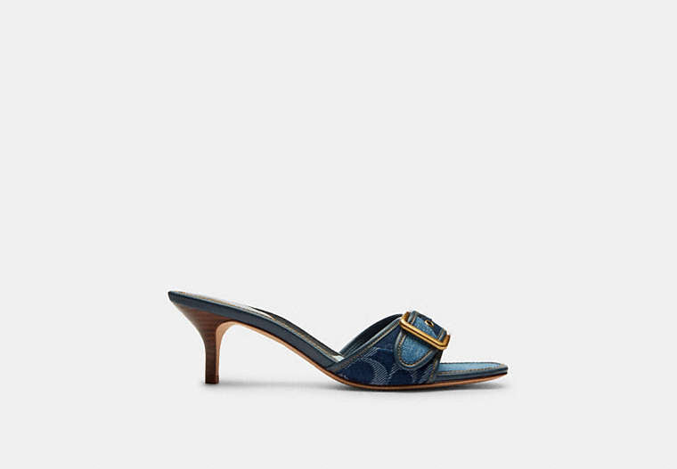 Margot Sandal With Signature Denim Patchwork